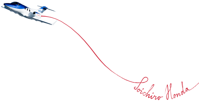 Ilustración de HondaJet.