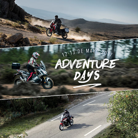 Cartel promocional con el texto Adventure Days