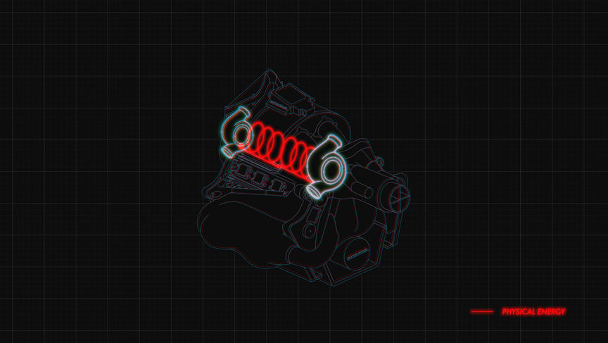 CAD 3D del grupo motor-generador - Cinética