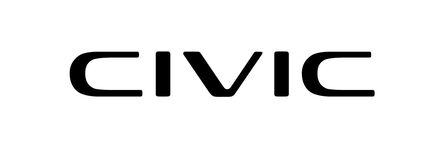 Logo Civic negro