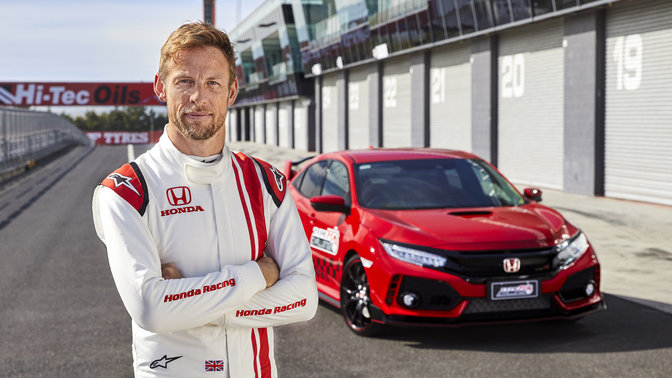 El Honda Civic Type R con Jenson Button