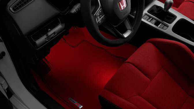 Primer plano del interior con Pack Illumination Red.