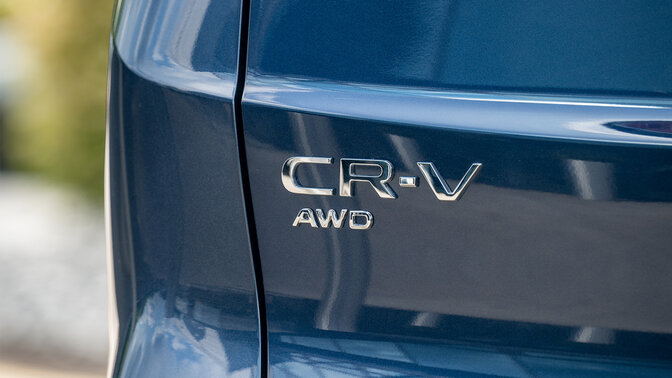 Parte trasera del SUV CR-V Híbrido de Honda