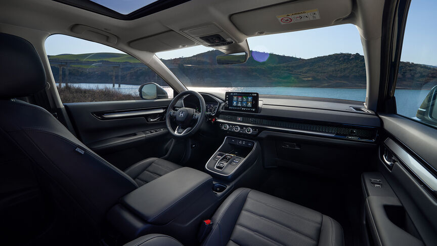 Vista interior del Honda CR-V