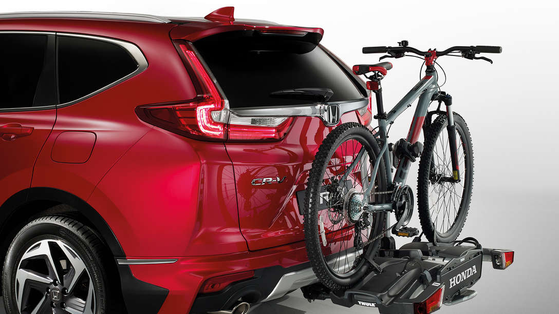 Vista lateral trasera de los packs de accesorios del Honda CR-V.
