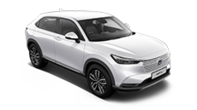 Vista delantera de tres cuartos del Honda HR-V