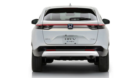 Vista trasera del Honda HR-V en estudio
