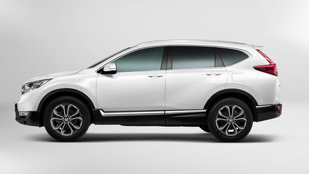 Vista lateral del Honda CR-V en estudio