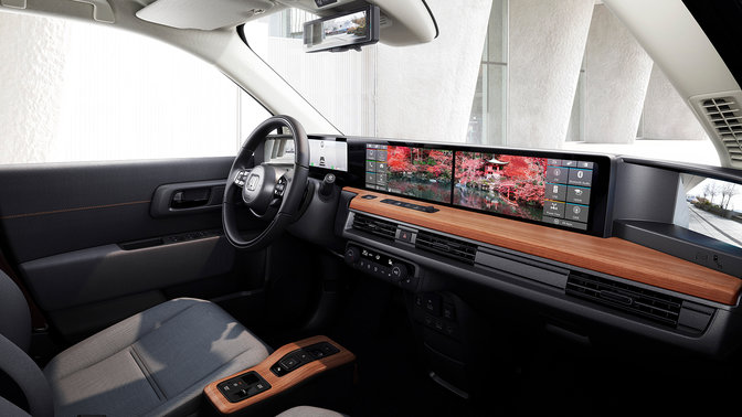 Interior del Honda e.