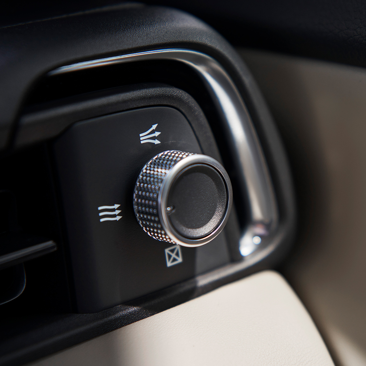 Primer plano del sistema de difusión de aire del Honda HR-V