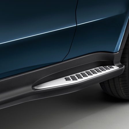 Primer plano del embellecedor de talonera del Honda HR-V.