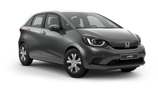 Vista frontal de tres cuartos del Honda Jazz