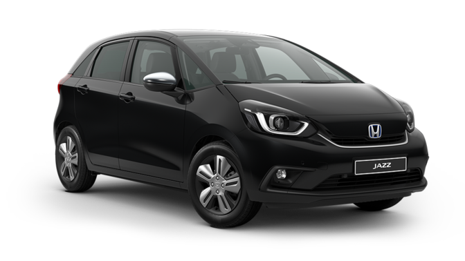 Vista frontal de tres cuartos del Honda Jazz