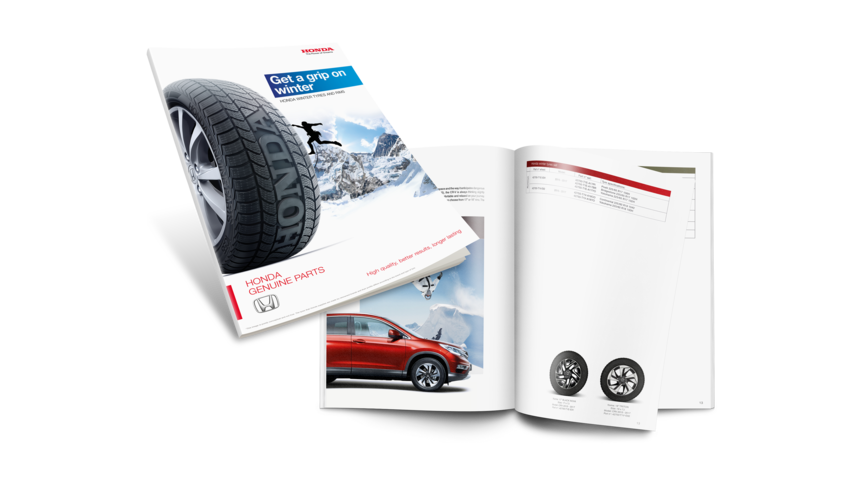 Catálogo de neumáticos de invierno Honda
