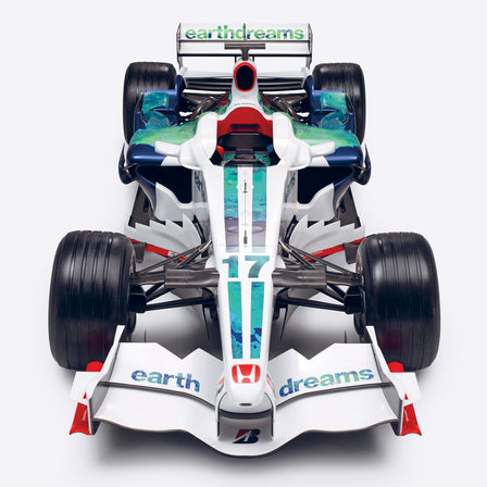 Imagen del coche de Fórmula 1 "Earth Dreams" de Honda.
