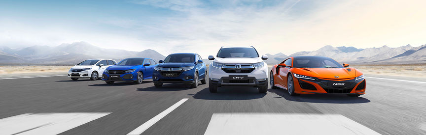 Los coches de la gama Honda.