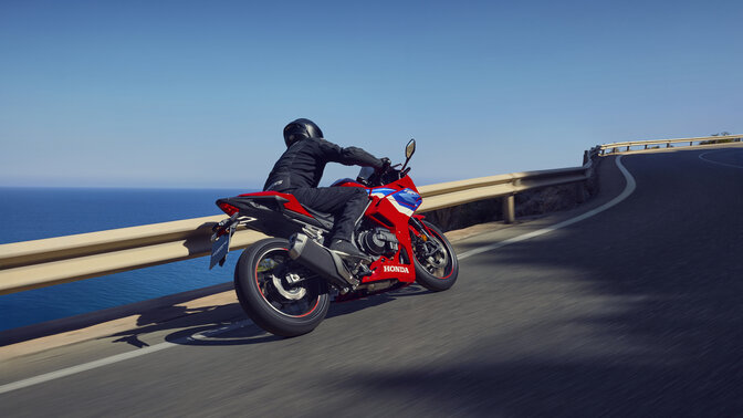 Honda Fireblade en circuito