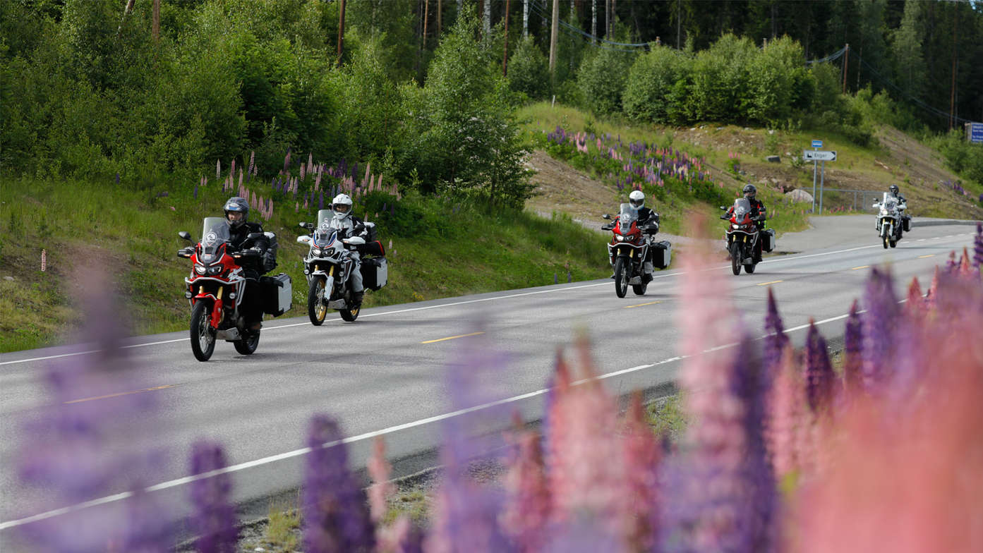 Honda Adventure Roads Nordkapp Dia 1 de Oslo a Fosnavag moteros
