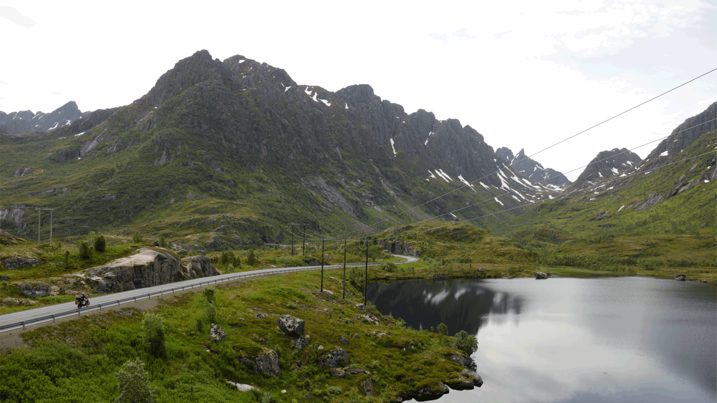 Honda Adventure Roads Nordkapp Dia 6 de Lofoten a Malangen paisaje