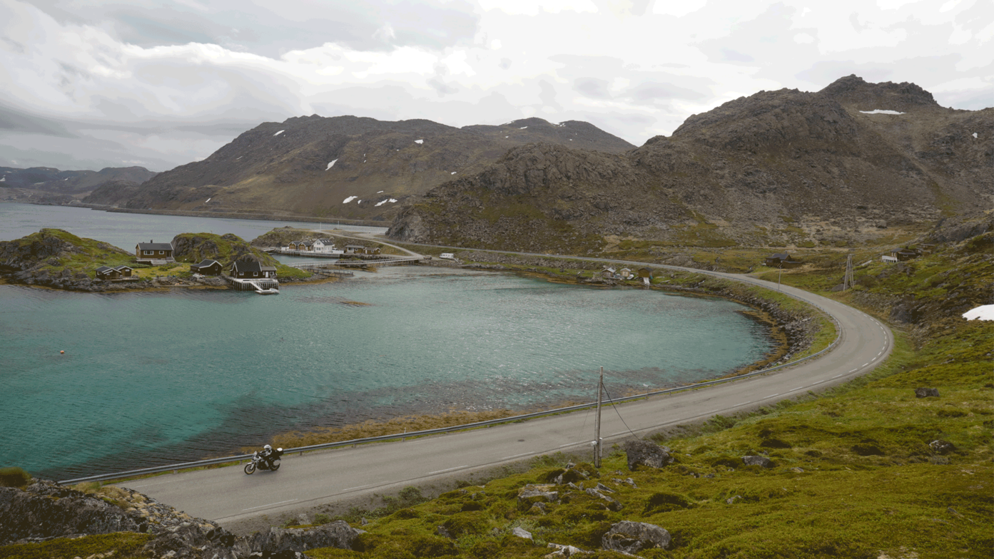 Honda Adventure Roads Nordkapp Dia 8 de Alta a Nordkapp paisaje