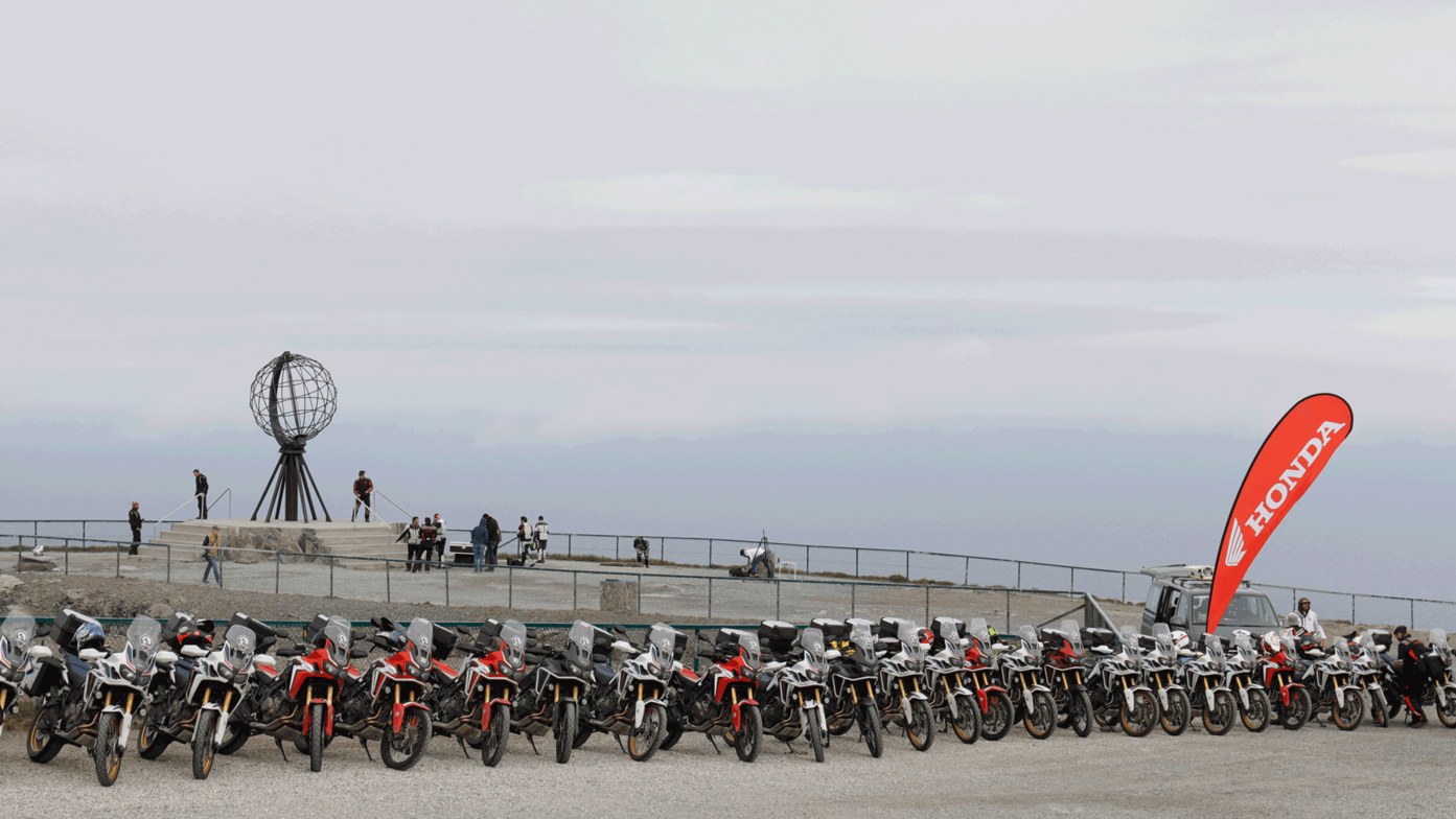 Honda Adventure Roads Nordkapp Dia 8 de Alta a Nordkapp motos