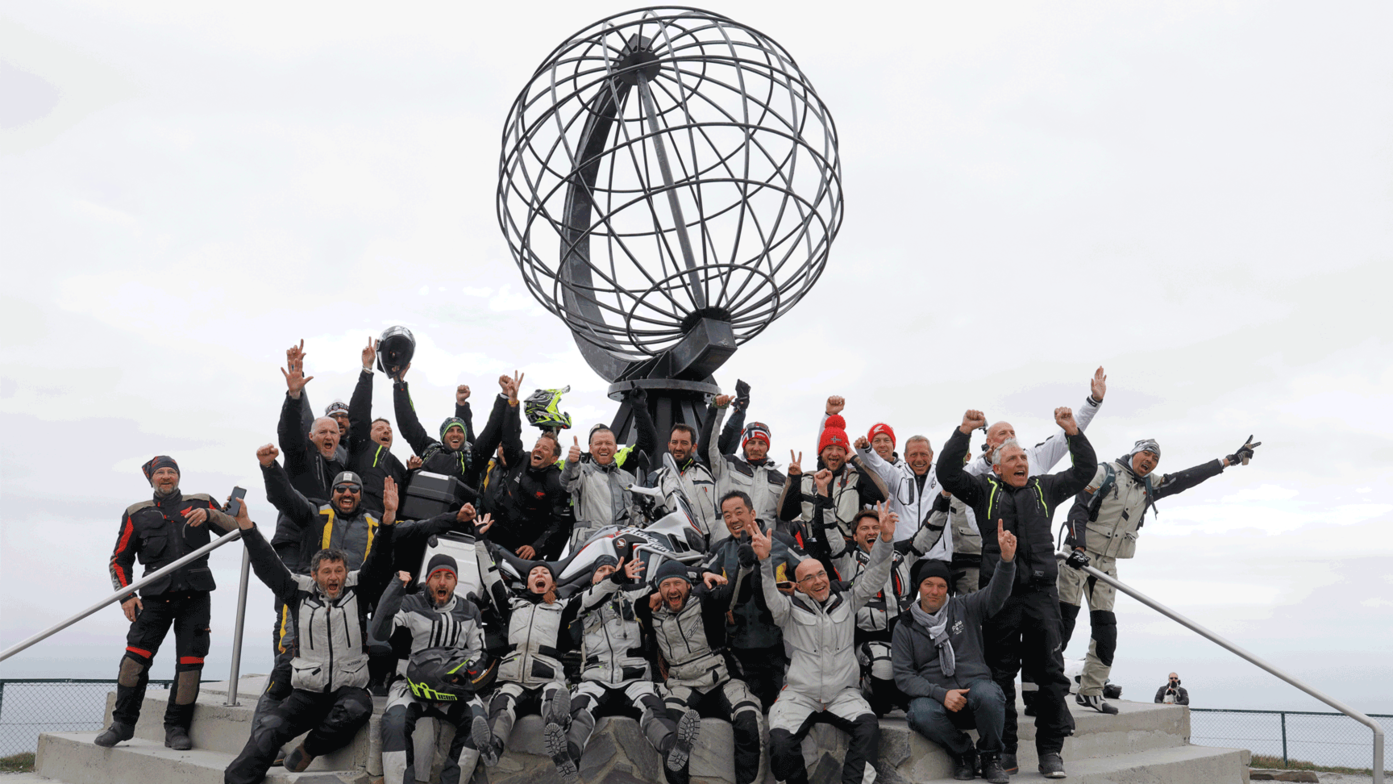 Honda Adventure Roads Nordkapp Dia 8 de Alta a Nordkapp motoristas