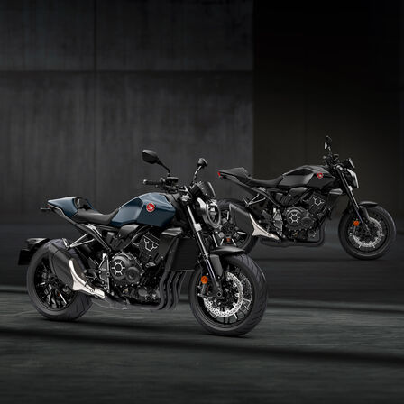 Honda CB1000R Black Edition y Azul Jeans Mate Metalizado