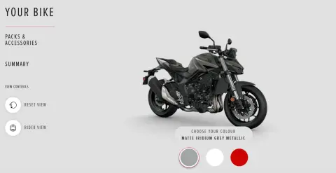 Imagen lateral de Honda CL500 en estudio.