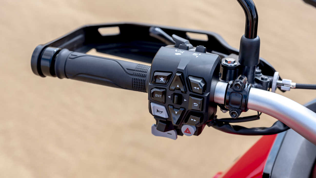 Honda Africa Twin, vista de los conductores en estudio
