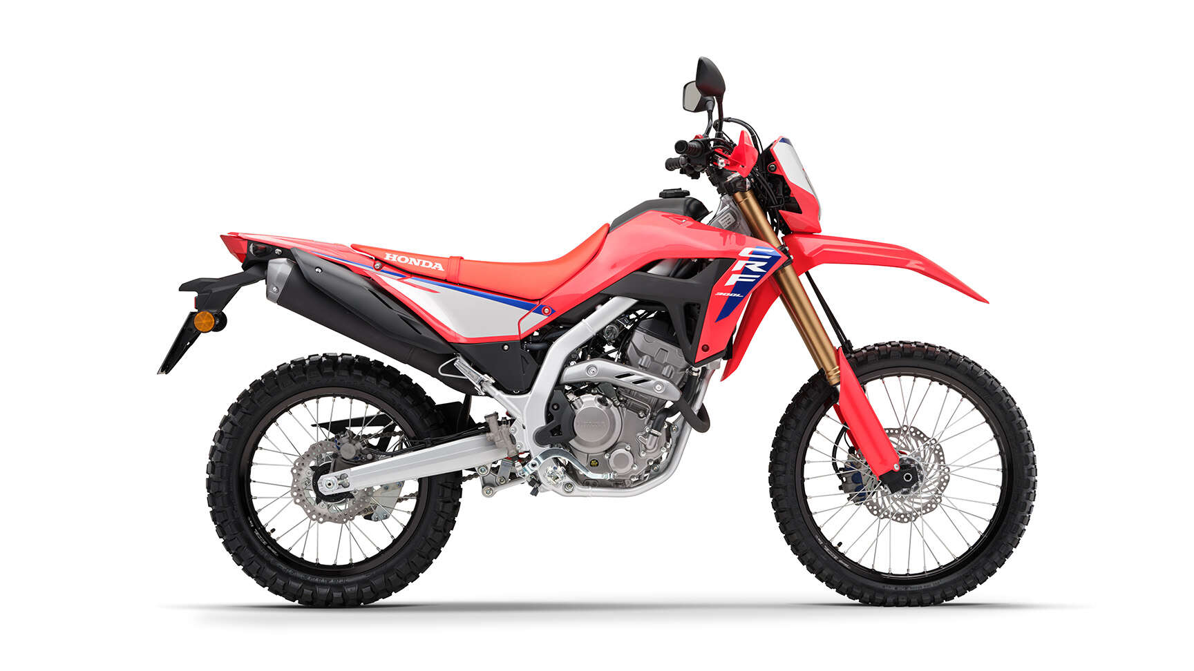 Vista lateral de la CRF300L