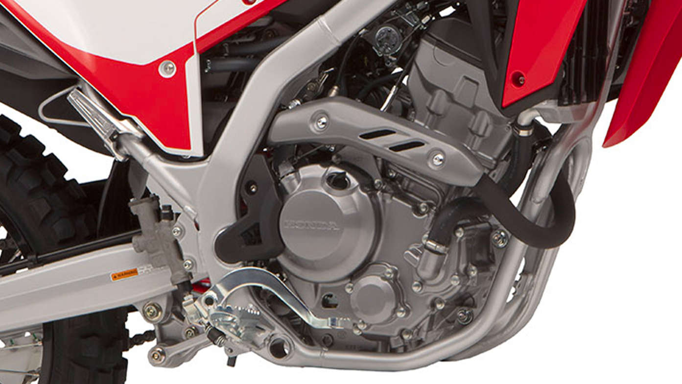 Honda CRF300L, motor monocilíndrico DOHC de 4 V más potente con refrigeración líquida