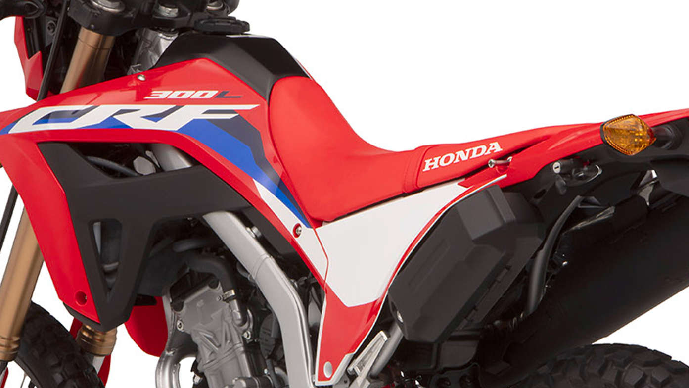 Honda CRF300L, carrocería estilizada y ligera