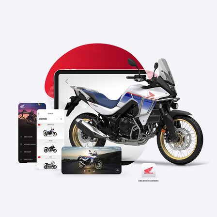 Aplicación Honda Motorcycles Experience con XL750 Transalp