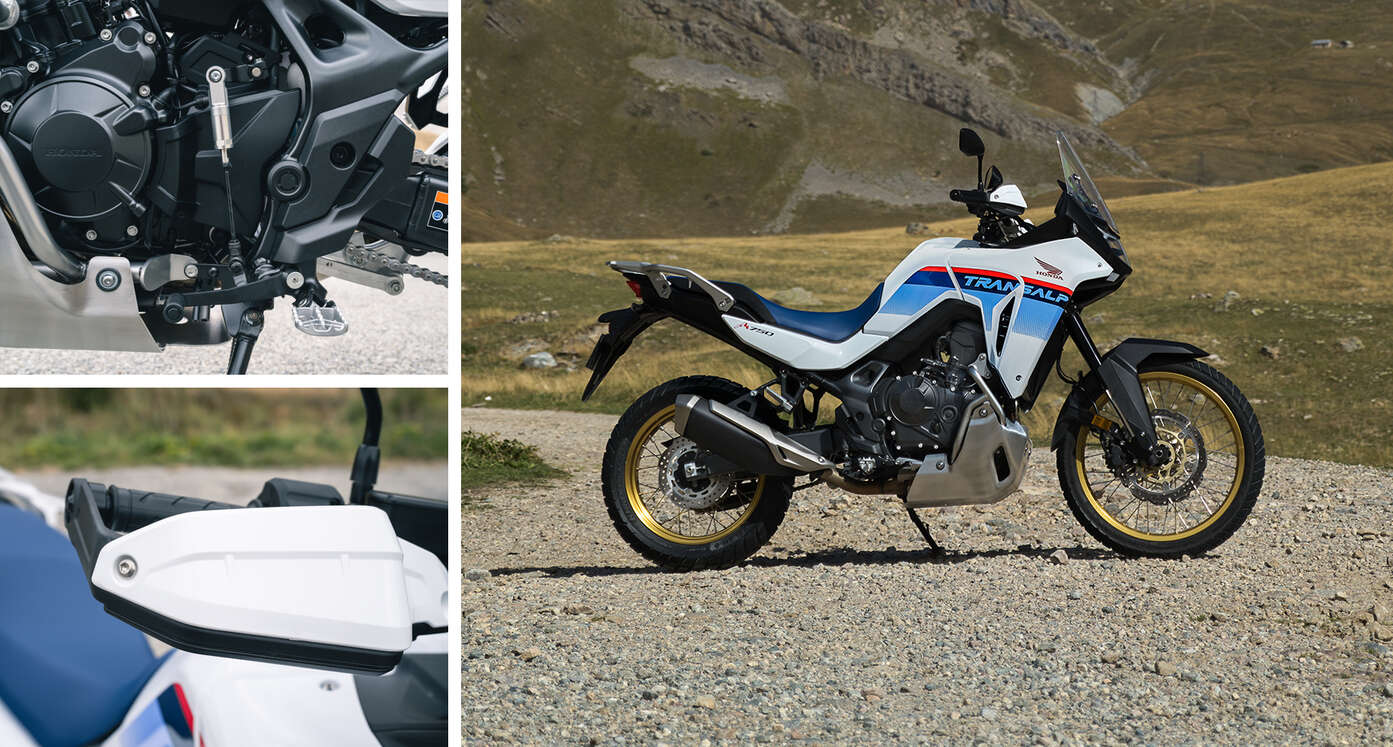 XL750 Transalp equipada con pack Rally.