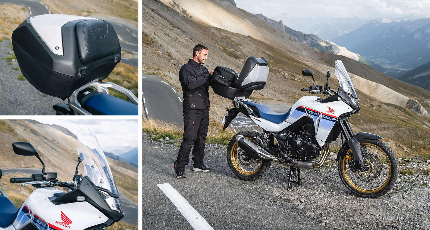 XL750 Transalp equipada con pack Urban.