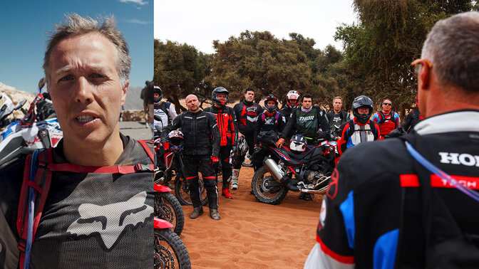 Tim Cotgrove - piloto de Honda Adventure Roads 