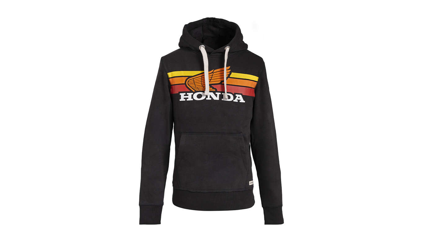 SUDADERA CON CAPUCHA SUNSET de la colección Honda Heritage 2024