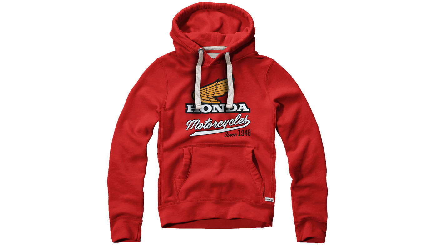 Sudadera Honda vintage Tokyo roja. 