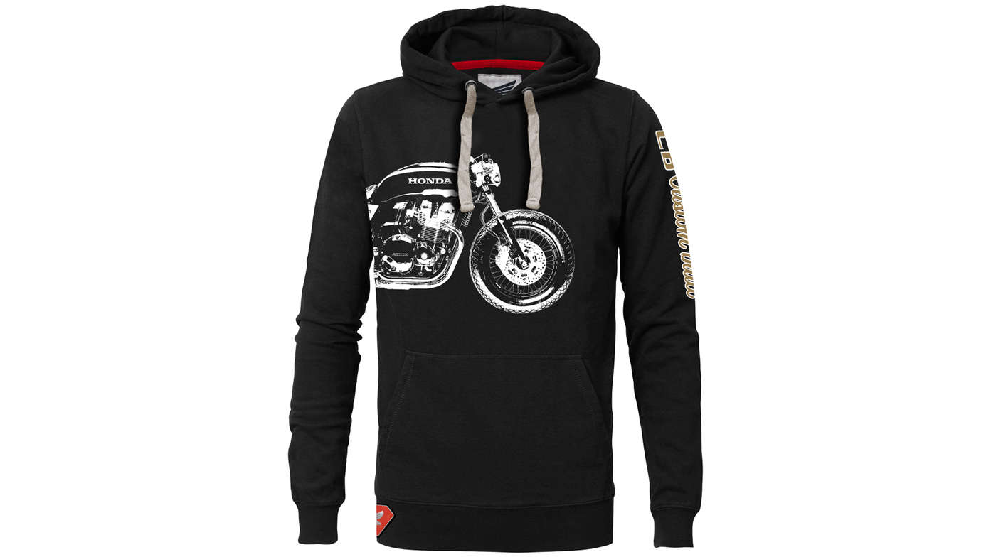 Sudadera Honda vintage negra. 