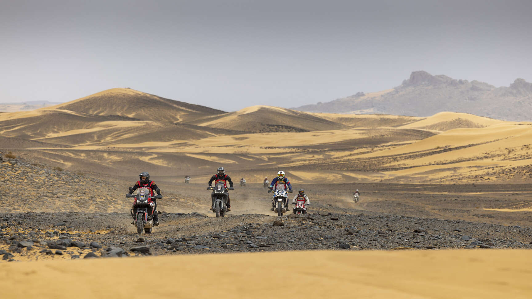 Honda spain adventure tour with riders