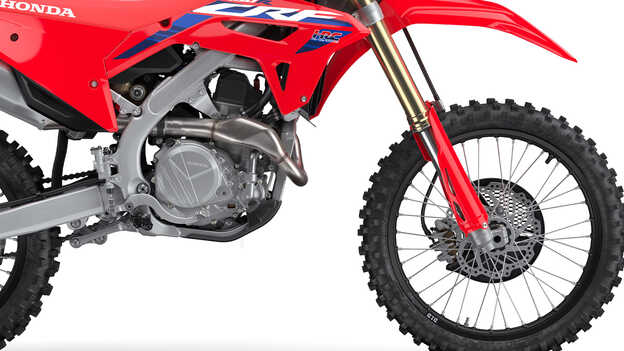 Par motor a bajas revoluciones de la Honda CRF450R.