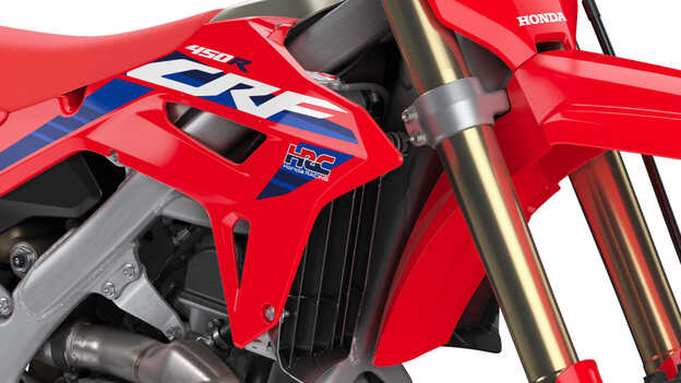 Nuevos gráficos y logotipo HRC de la Honda CRF450R.