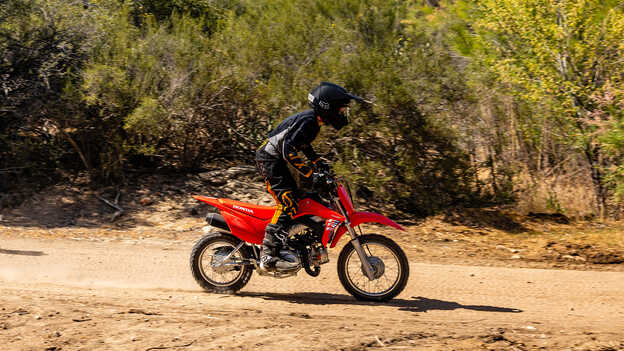 CRF110F Altura del asiento de 657 mm