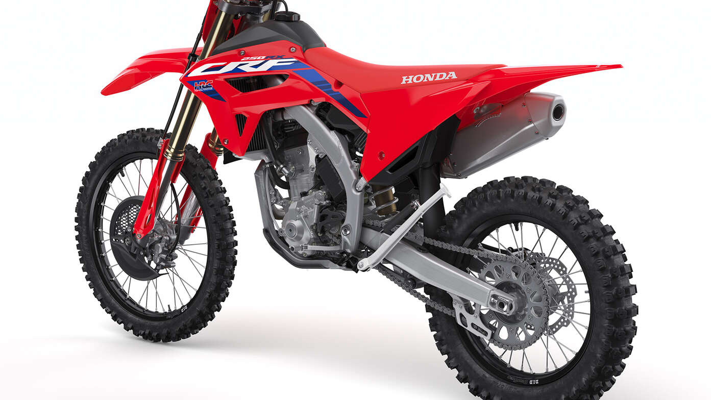 Chasis ligero y elegante de la Honda CRF250RX