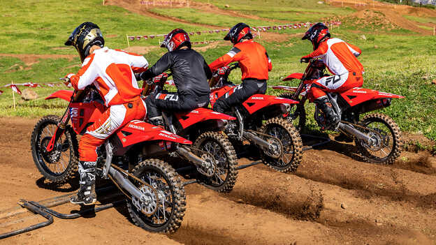 Control de arranque HRC de 3 niveles de la CRF450R