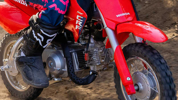 Seguridad mejorada de la Honda CRF50F