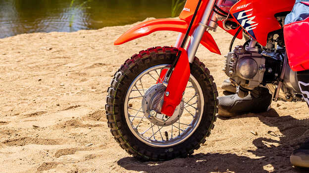 Honda CRF50F, fácil de controlar