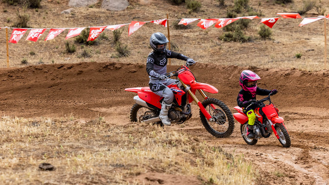 CRF50F, fácil para el piloto jóven