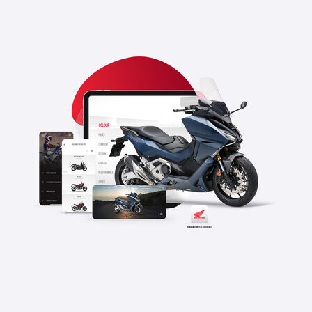 App Honda Motorcycles Experience con Forza 750