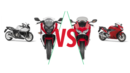 Combinación de motocicletas Sport Touring Honda.
